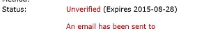 not verified