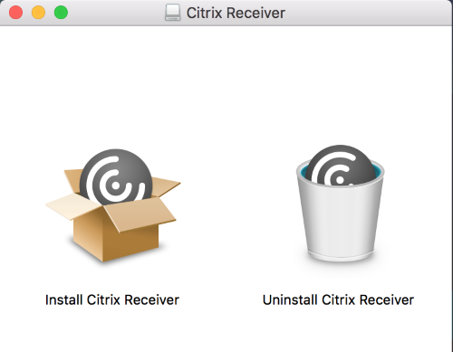 Install Citrix Receiver