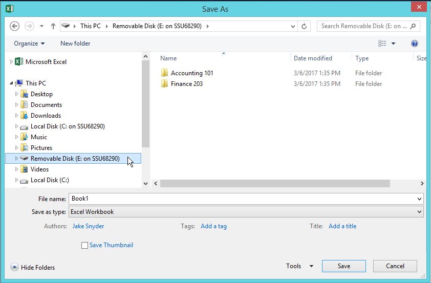 Select Removable Disk