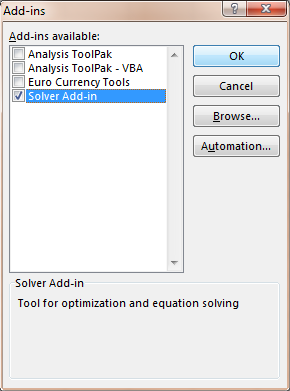 excel qm add in 2016