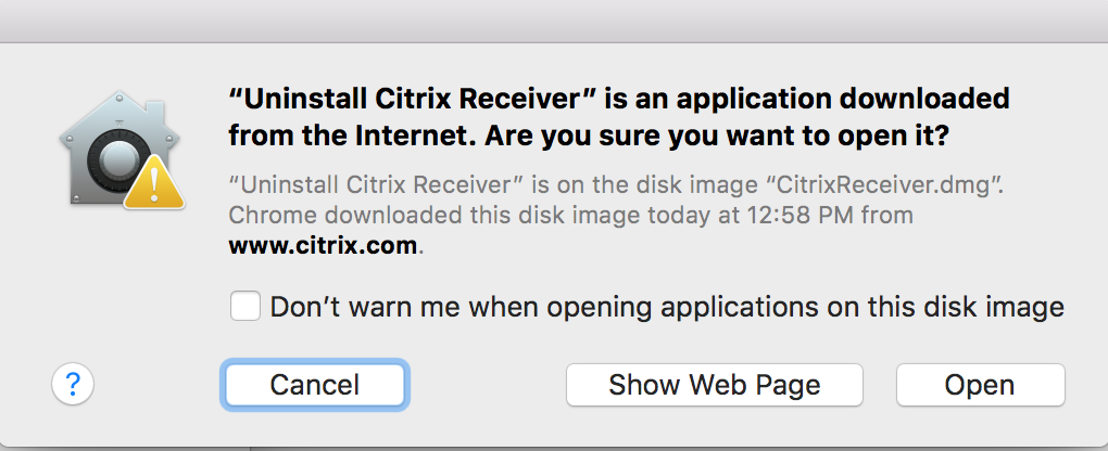 citrix receiver uninstall not in programs