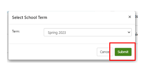 Term and Submit button