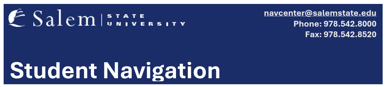 Student Navigation Center Banner