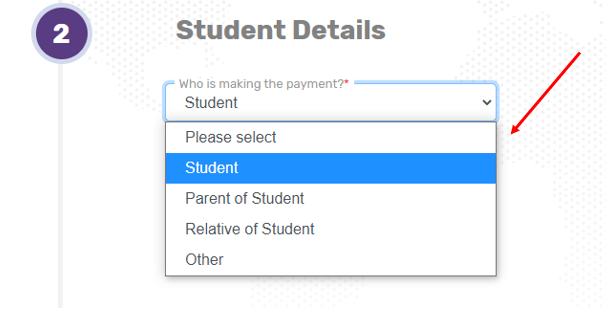 Screenshot of TransferMate Payer Detail Screen