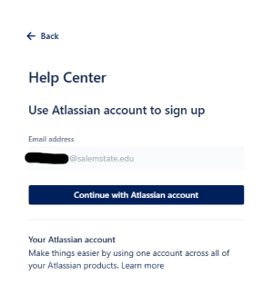 help center. use atlassian account to sign up.